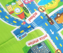 Load image into Gallery viewer, Town City Traffic Baby Crawling Mat Foam Climbing Pad Green Road Children's Play Mat Carpet For Kids and Boys Rooms
