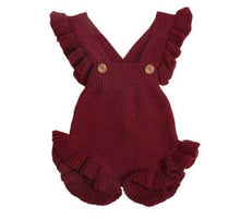 Load image into Gallery viewer, Baby Girl Knitted Clothes Rompers Jumpsuit Cotton Infant Baby Girl Romper In Retro Style For Girls
