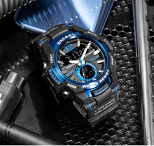 Load image into Gallery viewer, New Modern Luxury Sport Watch For Men Fashion Casual Alarm Clock 50M Waterproof In Military Chrono Dual Display Style Wristwatches Relogio Masculino
