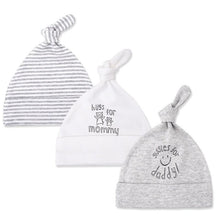 Load image into Gallery viewer, Printed Baby Hats & Caps For Newborn Baby Accessories In Elegant Modern Design Set Of 3PCS For Baby Kids