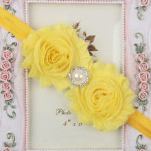 Load image into Gallery viewer, Handmade Flower Newborn Headwear Head Wrap Band Hairband Gift Toddlers For Baby Girls