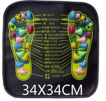 Load image into Gallery viewer, Reflexology Walk Stone Road Foot Massage Mat Acupressure Relax Massage Pad Foot Spa Leg Pain Relief Healthcare Walk Massager Mat