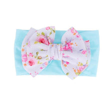 Load image into Gallery viewer, Modern Fashion Floral Headband Newborn Baby Elastic Hairbands Pearl Fresh Style Bow Knot For Girls