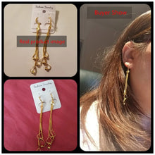 Load image into Gallery viewer, Women's Long Tassel Drop Earrings For Women Wholesale Female Gold Color Elegant Kpop Bridal Party Jewelry EH334 Oorbellen