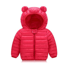 Load image into Gallery viewer, Winter Padded Jacket For Baby Boys Girls Kids Warm Outerwear Coat For Baby Jacket Newborn Clothes With Bear Ears Design