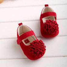 Load image into Gallery viewer, Candy Colors Newborn Baby Prewalker Princess Girl Crib Big Flower Soft Bottom Anti-slip Shoes Footwear Shoes