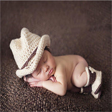 Load image into Gallery viewer, Knitting Baby Hat Newborn Photography Props Cute Children Pajamas Set For Girls And Boys