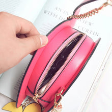 Load image into Gallery viewer, Fashion Pu leather embroidery flamingo shape casual chain purse ladies shoulder bag handbag women's crossbody mini messenger bag