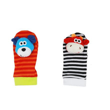 Load image into Gallery viewer, Colorful Wrist Rattles Infant Baby Kids Socks Rattle Toys Foot Socks Educational Toy High Quality Babies Gift
