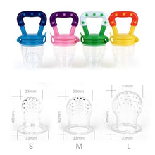 Load image into Gallery viewer, Silicone Baby Pacifier Nipple Soother For Toddler Fruits Feeding Soft Chewable Babies Pacifier