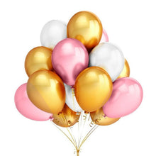 Load image into Gallery viewer, Luxury Shiny 20pcs Happy Birthday Party Balloons In Several colors Latex Balloon Birthday Party Decorations Kids toy Wedding Baby Shower Air globos