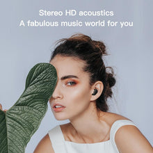 Load image into Gallery viewer, Fingerprint Touch Bluetooth Earphones, HD Stereo Wireless Headphones,Noise Cancelling Gaming Headset In New Trend Luxury Style
