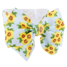Load image into Gallery viewer, Handmade Bow Flowers Baby Headbands Printed Bowknot Elastic Baby Turban Newborn Hair Accessories For Baby Girls
