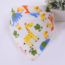 Load image into Gallery viewer, Baby Bibs Cute Cartoon Pattern bib Burp Cloths Saliva Towel Cotton Infant Burp Cloths Bib For Kids