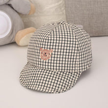 Load image into Gallery viewer, Luxury Summer Newborn Baby Sun Hat Cotton Beret Hat Cartoon Striped Bear Snapback Baseball Cap Baby Hats For girls and Boys Kids
