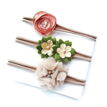 Load image into Gallery viewer, Modern Handamde Luxury Set Baby Girl Headband Bow For Newborn Babies Hair Band Elastic Accessories Cotton Headwear For Girls