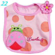 Load image into Gallery viewer, Cartoon Cotton Baby Bib Infant Saliva Towels Baby Waterproof Bibs Newborn Wear Babies Accessories