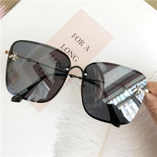 Load image into Gallery viewer, Popular brand Oversize Square Sunglasses For Women and Ladies Luxury Driving Superstar Designer Sunglasses With Shades and Gradient Glasses With UV400 Protection