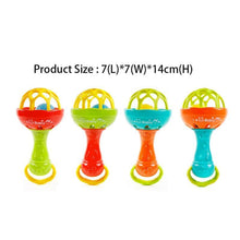 Load image into Gallery viewer, Baby Rattles toy Intelligence Grasping Gums Plastic Hand Bell Rattle Educational Mobiles Toys For Baby and Kids