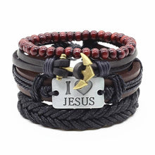 Load image into Gallery viewer, Handmade Modern Fashion New Luxury Wood Bead Charm Amazing Premium Leather Elegant Bracelet For Women