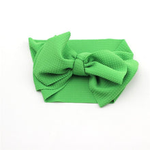 Load image into Gallery viewer, Adjustable Big Bow Headwrap Top Knot Headbands Over Sized Bow Hair Turban for Newborn Girl