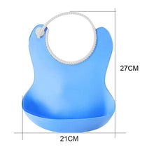 Load image into Gallery viewer, Modern Baby Plastic Bibs Waterproof Lunch Bibs for Boys & Girls Infants Silicone Feeding Baby Saliva Waterproof Aprons for Baby