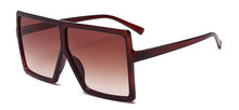 Load image into Gallery viewer, Oversized Luxury Trend New Woman Sunglasses With Black Fashion Square Glasses And Big Frame Sunglasses In Modern Glasses Famous Style