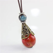 Load image into Gallery viewer, Miredo jewelry wholesale bronze hollow out necklaces women's mothers gift necklace pendant free shipping #1125