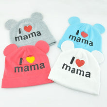 Load image into Gallery viewer, Trend New Baby Hats For Girls Cap Cute Ear Newborn Boys Girls Knitted Print Caps Beanies For Baby