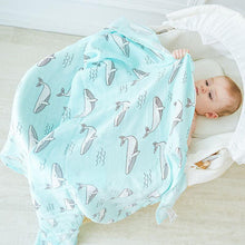 Load image into Gallery viewer, Newborn Swaddle Baby Multi-use Bamboo Cotton Blanket Infant Newborn Baby Wrap Blanket For Girls And Boys