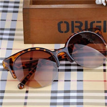 Load image into Gallery viewer, New Luxury Modern Fashion Retro Designer Super Round Circle Glasses With Cat Eye Women's Sunglasses With UV400 Protection