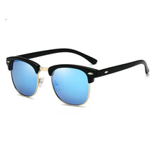 Load image into Gallery viewer, Universal Polarized Elegant and Luxury Brand Design Eye Retro Sunglasses For Women and Man Semi Rimless Classic Men Sunglasses Oculos De Sol With UV400 Protection