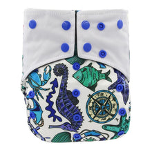 Load image into Gallery viewer, All-In-One Cloth Diaper for Baby Bamboo Charcoal Eco-friendly Baby Cloth Diaper