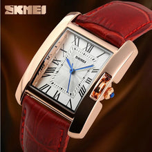 Load image into Gallery viewer, SKMEI Brand Elegant Retro Watches Women Fashion Luxury Quartz Watch Clock Woman Female Casual Leather Strap Women's Wristwatches