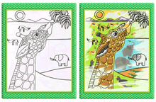 Load image into Gallery viewer, Modern Coloring Magic Water Drawing Book With Pen For Kids and Baby Educational Toy Animals Painting Writing Doodle Cloth Book Kids Drawing Board