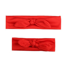 Load image into Gallery viewer, Mother & Baby Hair Bands Kids Headband Parent-kid Rabbit Ear Knot Headwear Turbans Hair Accessories Set