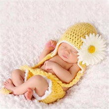 Load image into Gallery viewer, Knitting Baby Hat Newborn Photography Props Cute Children Pajamas Set For Girls And Boys