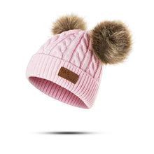 Load image into Gallery viewer, Luxury Baby Hat Pompon Hat Knitted Cute Cap For Girls & Boys Casual Solid Color Girls Baby Style In Great New Modern Trend Design