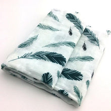 Load image into Gallery viewer, Baby Blankets Newborn Soft Organic Cotton Baby Blanket Muslin Swaddle Wrap Feeding Burp Cloth