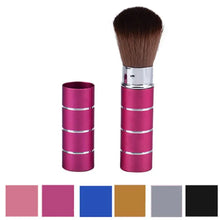 Load image into Gallery viewer, Women's Fashion Retractable Metal Brush Cosmetic Makeup Brushes Powder Foundation Blusher Brush Tool #Y