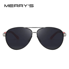 Load image into Gallery viewer, MERRYS DESIGN Men Classic Pilot Sunglasses HD Polarized Sunglasses For Driving Aviation Alloy Frame Spring Legs UV400 S8404
