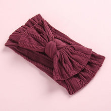 Load image into Gallery viewer, Modern Bowknot Baby Headband Elastic Turban Baby Girl Headbands Baby Girls Bow