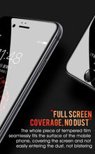 Load image into Gallery viewer, 30D Curved Edge Full Cover Protective Glass On The For iPhone 7 8 6 6S Plus Tempered Screen Protector For X XR XS Max Glass Film Tempered Glass Anti Scratch Phone Screen Protector iPhone Glass