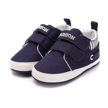 Load image into Gallery viewer, First Walkers Infant Babies Shoes Sole Soft Canvas Solid Footwear For Newborns Toddler Classic Style Sneakers