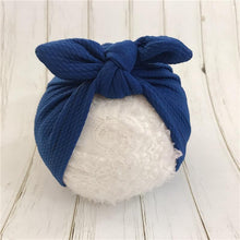 Load image into Gallery viewer, Handmade Baby Hats Rabbit Ears for Infant Children Baby Girls Boho Hat Beanie Scarf Turban Head Wrap Cap For Girls Baby