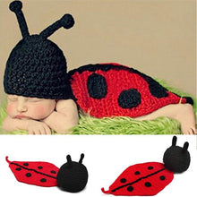 Load image into Gallery viewer, Knitting Baby Hat Newborn Photography Props Cute Children Pajamas Set For Girls And Boys