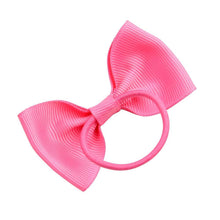 Load image into Gallery viewer, Luxury Handamde Small Baby Elastic Rubber band Head rope Mini Solid Ribbon Bow Tie For Girls Hair Accessories