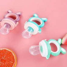 Load image into Gallery viewer, Modern NEW Baby Fresh Food Nibbler Pacifiers Feeder for Kids Fruit Feeding Nipple Safe Supplies Nipple Teat Pacifier For Baby and Kids