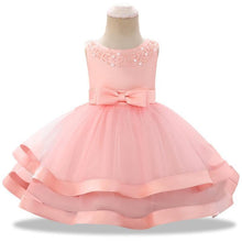Load image into Gallery viewer, Luxury Modern Designer Toddler Baby Girl Infant Princess Lace Tutu Dress Baby Girl Wedding Dress Kids Party Dress