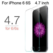 Load image into Gallery viewer, 10 Pieces Tempered Glass For iPhone 11 Pro Max 6 6s 7 8 Plus 5 5s SE 2020 Screen Protector Film For iPhone 12 Pro X XS Max XR 4s Shatterproof Tempered Glass for iPhone